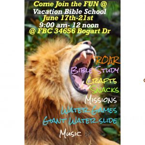 Vacation Bible School @ ROAR