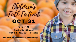 Children's Fall Festival @ Parkside Chapel